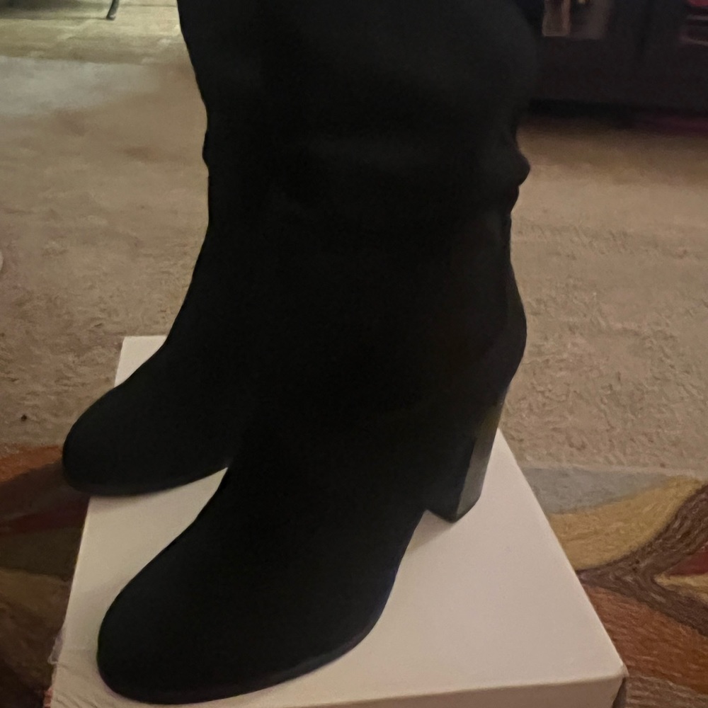 Woman’s Style & Co Saraaf Black slouch boot. Size 9M New never worn with box.